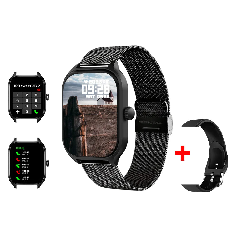 KESHUYOU H9 smart watch stylish strap with HD display view