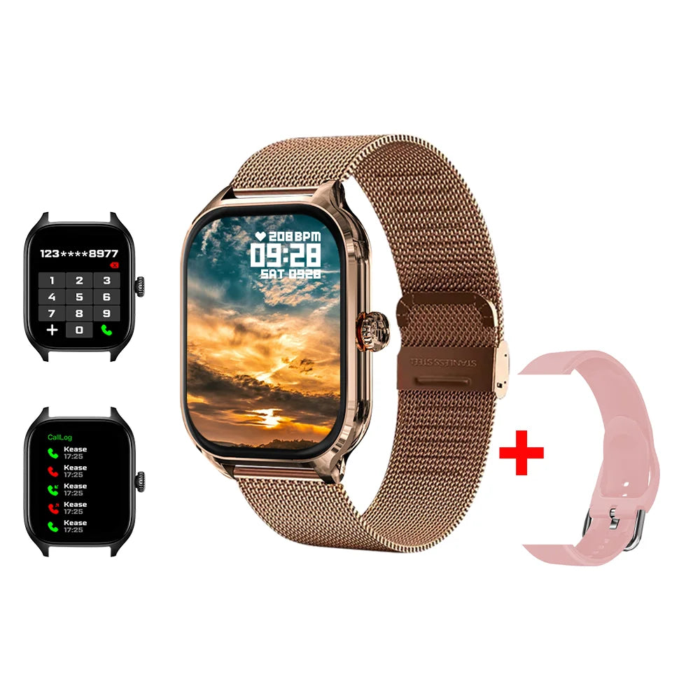 KESHUYOU H9 Bluetooth calling smart watch full screen view