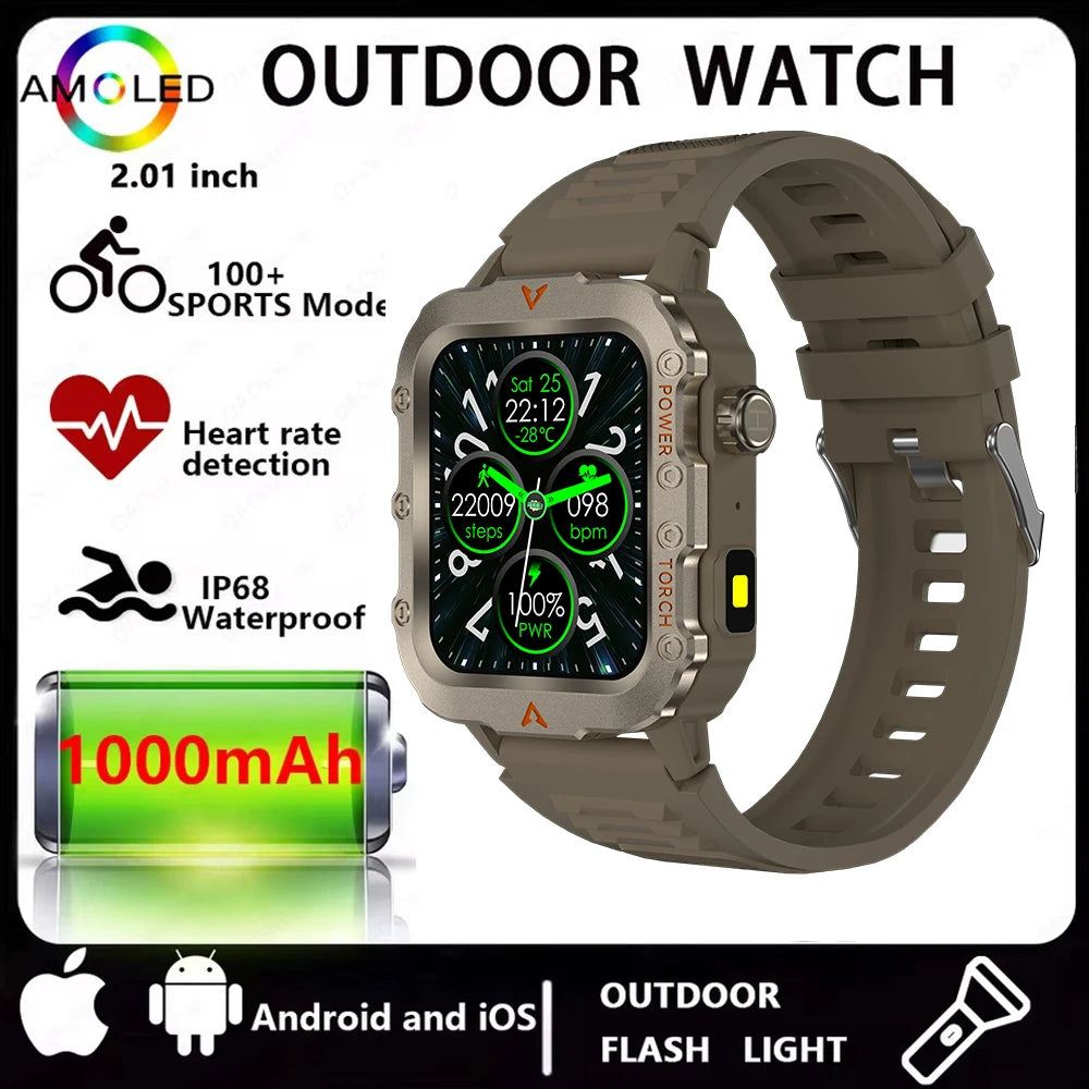 Men Bluetooth call smart watch for workouts and running